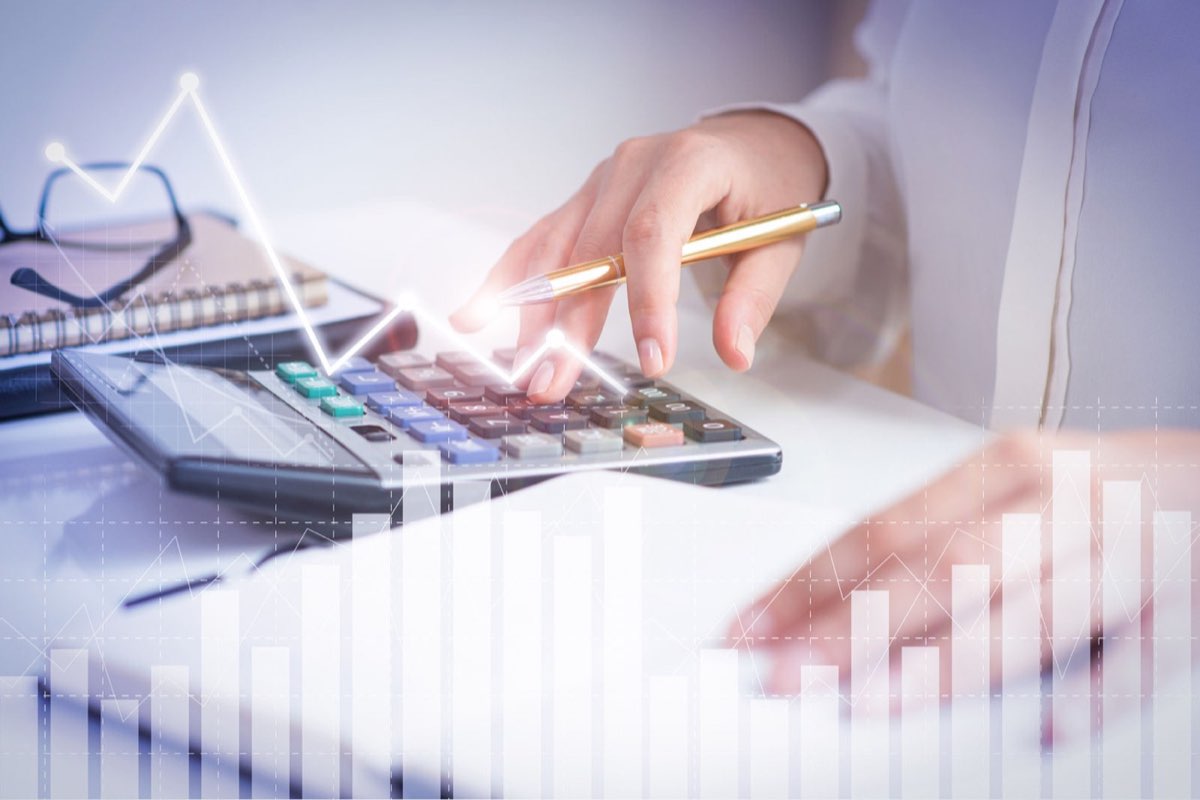 Calculating tax figures on a calculator