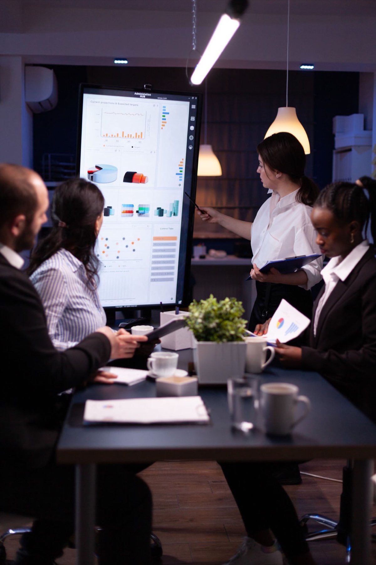 The Value Trust team in a meeting